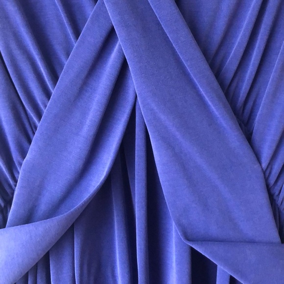 NWOT Free People Criss Cross Front Blue Dress - Picture 3 of 6